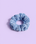 Baby Blue Velvet Scrunchie