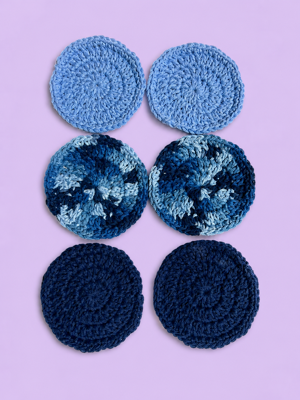 Shades of Blue Coaster Set