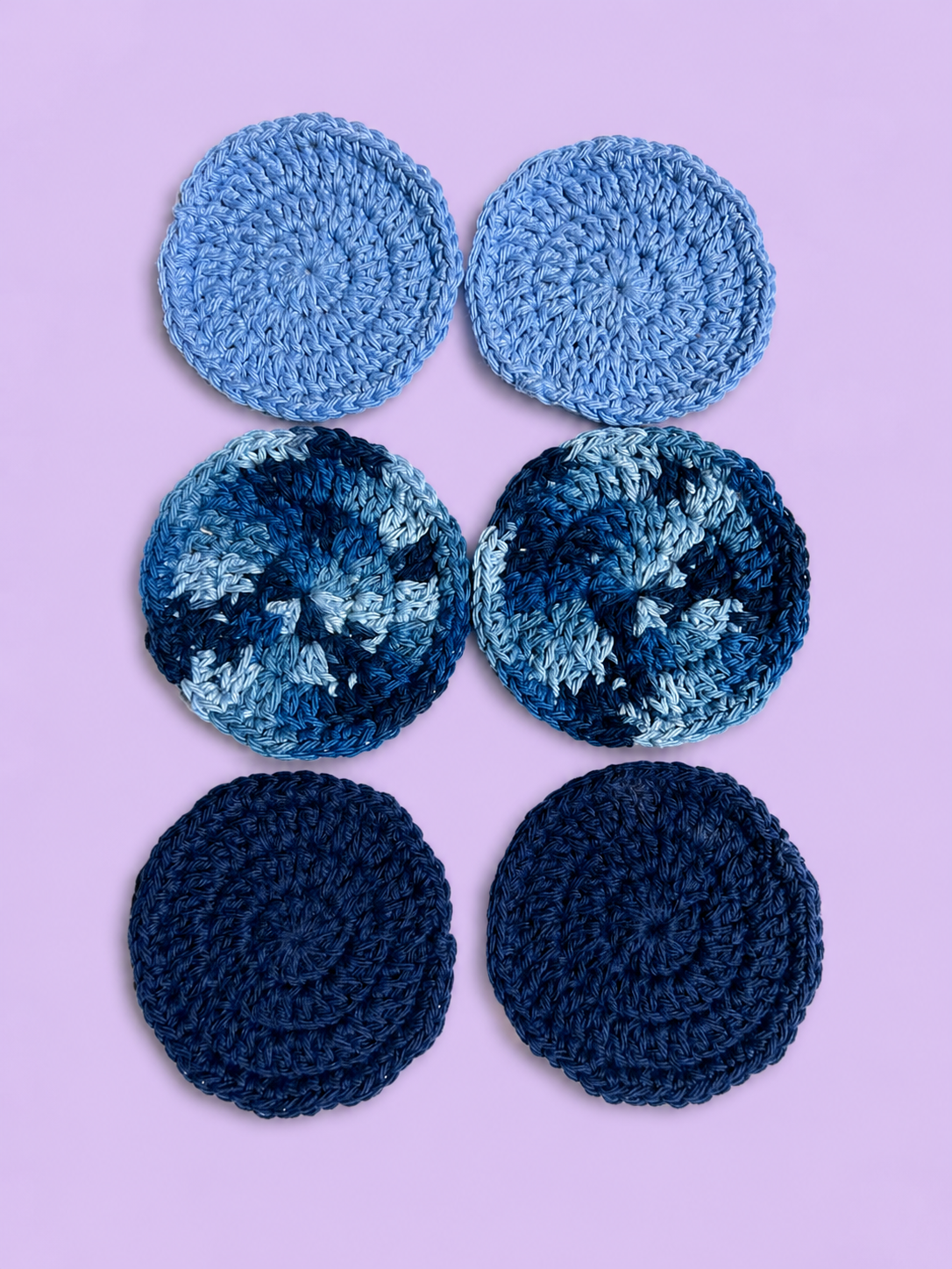 Shades of Blue Coaster Set